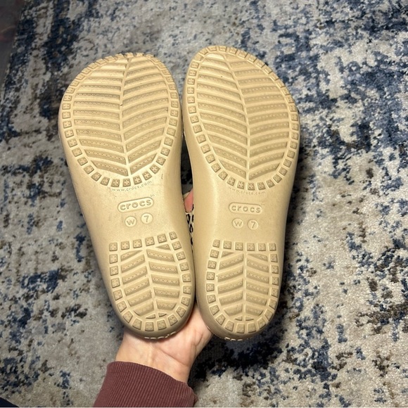Crocs Kaydee II Cheetah Print Slip-On Slides Size 7 - Picture 8 of 9